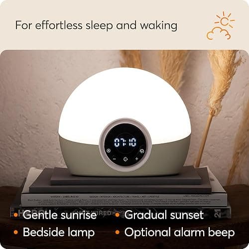 Lumie Bodyclock Spark 100 - Wake-up Light Alarm Clock with Sleep Sunset, white/off-white thumbnail 4