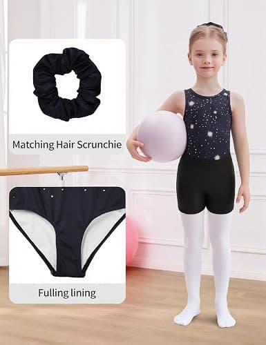 beautyin Gymnastics Leotards for Girls Dance Unitards Shorts Outfits Activewear thumbnail 4