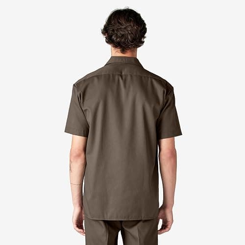Dickies Men’s Short Sleeve Work Shirt – Durable Twill Button Down Shirts for Men, Lightweight Uniform for Daily Wear thumbnail 3