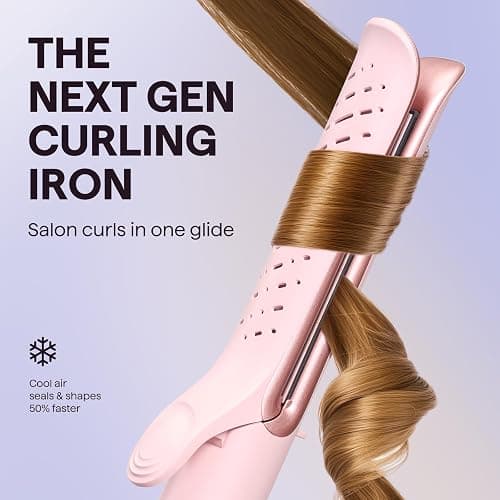 Wavytalk Airflow Styler Whirlwind Curl, Hair Straightener and Curler 2 in 1, Upgraded Curling Iron & Flat Iron Achieve One Pass Curl, Less Damage to Hair thumbnail 3
