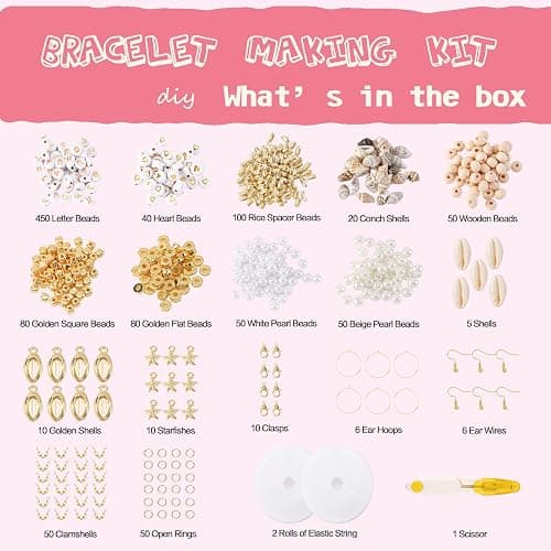 ADIIL 7200 Pcs Clay Beads Friendship Bracelet Making Kit, 24 Colors 6mm Polymer Heishi Beads, Pastel thumbnail 3