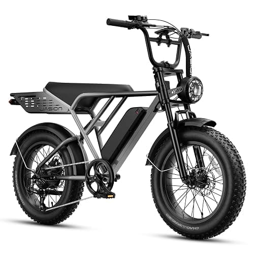 Jasion RetroVolt&Pro Electric Bike for Adults, 2000W/3000W Peak - 30/38MPH Electric Dirt Bike, 48V-52V, 13AH/20AH Battery, 70/90Miles Max Range Electric Motorcycle, 20'' X 4'' Fat Tire All-Terrain - Image 1