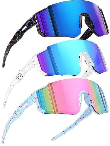 SEKKAF Youth Baseball Sunglasses Kids Sports Sunglasses for Boys Girls Softball Cycling Glasses UV400 Protection - Image 1