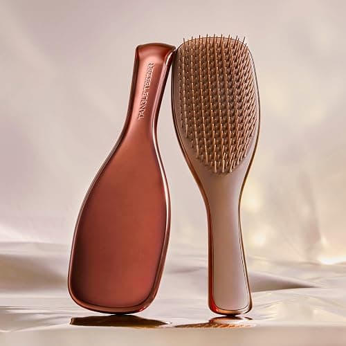 Tangle Teezer Chrome Ultimate Detangler Brush for Wet & Dry Hair, Eliminates Knots & Reduces Breakage for Straight to Curly Hair Types, Chocolate Bronze thumbnail 2