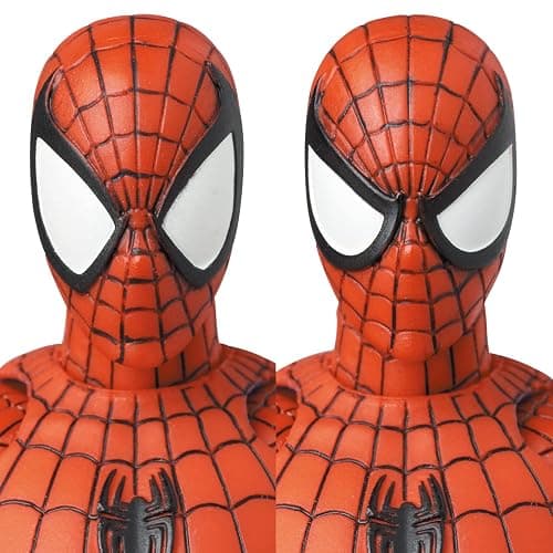 メディコム・トイ(MEDICOM TOY) MAFEX No.185 Spider-Man Spider-Man (Classic Costume Ver.) Total Height Approx. 6.1 inches (155 mm), Non-Scale, Pre-Painted Action Figure thumbnail 7