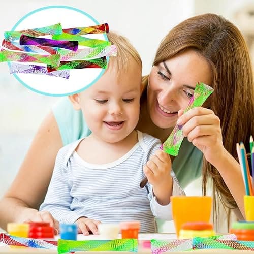 20 PCS Marble Fidget Toys, Marble Mesh Fidget Toy, Marble Mesh, Marble Fidget Anti Stress Toys, Soothing Toy Which Helps Improve Focus Stress and Anxiety (Random Color) thumbnail 7