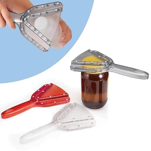 Uinxan Jar Opener for Weak Hand & Seniors with Arthritis,Easy Twist Off Bottle Caps,Patent | Unique Kitchen Gadgets, Christmas Gifts for Elderly/Women/Men (Red) thumbnail 2