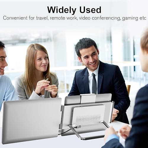 FHH Laptop Screen Extender, 14" FHD 1200P Dual Portable Monitor for Laptop- Travel Monitor Extender for 13-16.5" Type-C/HDMI/USB-A Plug & Play for Wins/Mac/Android/PS5 thumbnail 8