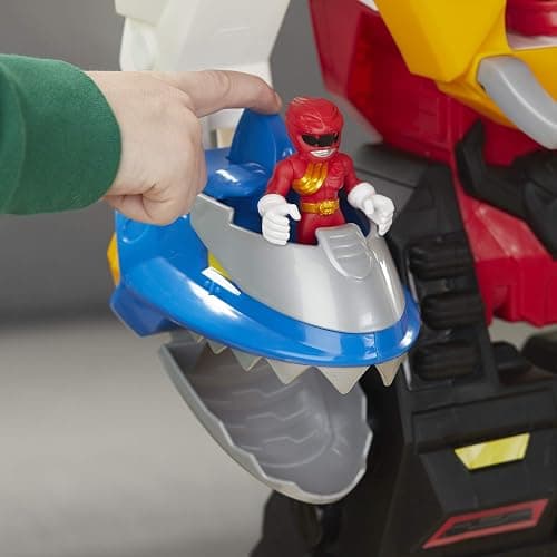 Power Rangers Playskool Heroes Power Morphin Megazord, 2-in-1 Converting Playset, 2-Foot Megazord with Lights and Sounds, Kids Ages 3 and Up (Amazon Exclusive) thumbnail 7
