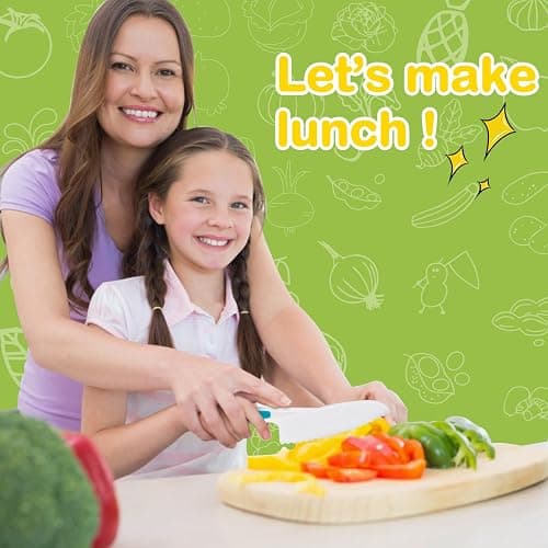 15PCS Montessori Kitchen Toys for Toddlers: Easter Basket Stuffers Gifts for Kids - Kids Safe Cooking Sets Real Knife Set for Real Cooking - Stocking Stuffers Birthday Gifts for Boy Girl thumbnail 2
