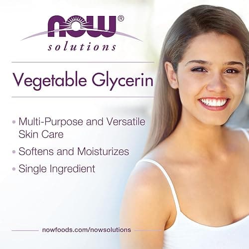 NOW Solutions, Vegetable Glycerin, 100% Pure, Versatile Skin Care, Softening and Moisturizing, 4-Ounce thumbnail 5