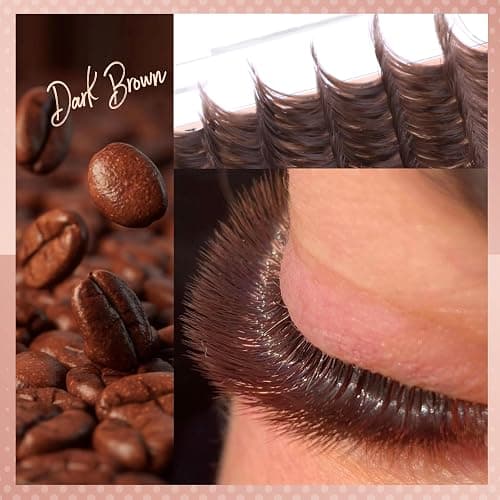 Mavphnee Brown Lash Clusters D-Curly Cluster Eyelash Extensions 14-20MM Mega Volume Lash Extensions Clusters Long Cluster Lashes Dark Brown Natural Individual Lashes (192 Pcs, 120D+150D) thumbnail 3