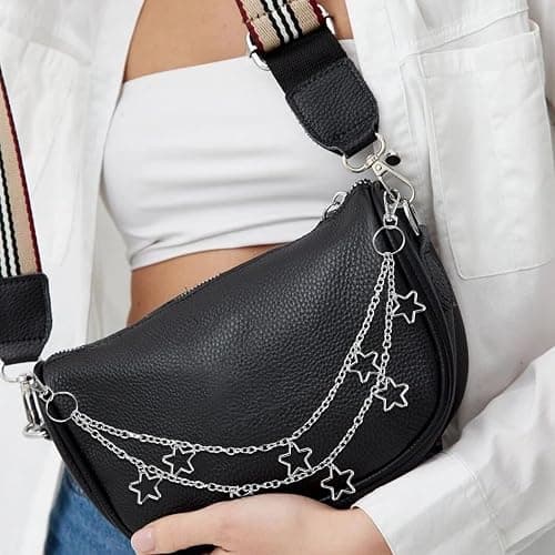 Jean Chain Star Punk Wallet Chain with Lobster Clasps Cool Trousers Pants Chains Belt Key Chains Adults Hip Hop Pocket Chains Rock Gothic Y2k Accessories for Men Women thumbnail 5