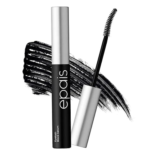 Epais Eyelash Black Tinted Serum, 2-in-1 Lash Growth Enhancer and Tinting Treatment, 7 Peptides and Biotin Formula for Longer Thicker Lashes, Charcoal-Based Black Food Complex, Korean Lash Care - Image 1
