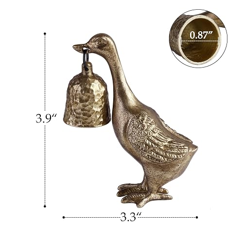 NIKKY HOME Gold Candle Snuffer, Vintage Duck Decor Candle Extinguisher, Decorative Metal Wick Flame Snuffer Accessory thumbnail 2