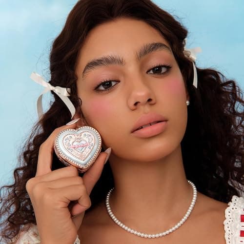 Flower Knows Bunny Garden Embossed Blush,Talc-Free Rose Satin Powder Blush,Highly Pigmented,Buildable&Blendable Formula,Dimensional Cheek Color for a Deep,Luminous Finish,Gift-Worthy(S02 Berry Bunny) thumbnail 6