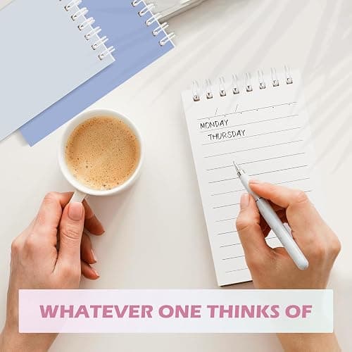 Ddaowanx Small Notebooks,3x5 Pocket Spiral Notepads With Lined Pages - The Perfect Little Mini Notebook to Stay Organized and Boost Productivity at Work or School (8, Delight Colors) - 8 - Delight Colors thumbnail 5