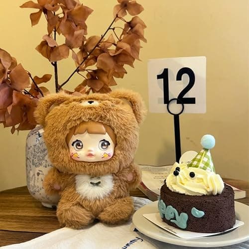 CALEMBOU Plush Blind Box, Kawaii Nommi Cute Series Stuffed Blind Box Doll, Kawaii Mystery Vinyl Plush Toys Collectible for Birthday Gift (Nommi Cute 1pc) thumbnail 4
