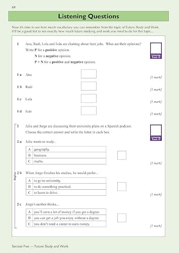 New GCSE Spanish AQA Complete Revision & Practice with CGP RevisionHub (for exams from 2026): Includes Audio & Online Tests (CGP AQA GCSE Spanish) thumbnail 14
