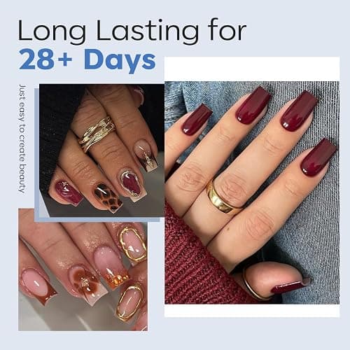 modelones Short Square Nail Tips, Pre-shaped Soft Gel Tips Fake Nails False Acrylic Clear Full Cover Press on Extension Gel Kit Manicure DIY at Home 216PCS 12Sizes thumbnail 2