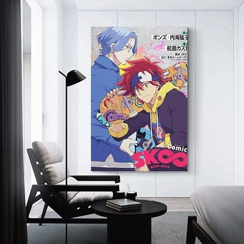Anime Posters Sk8 The Infinity Official Art Wall Art Prints Wall Pictures for Bedroom Wall Art Paintings Canvas Wall Decor Home Decor Living Room Decor Aesthetic 08x12inch(20x30cm) Unframe thumbnail 2