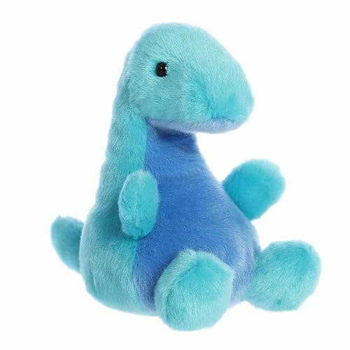 Aurora® Adorable Palm Pals™ Glen Loch Ness Monster™ Stuffed Animal - Fun Collectible Plush for Kids and Adult Collectors - Perfect for Decorating Rooms and Birthday Gifts - Blue 5 Inches - Image 1