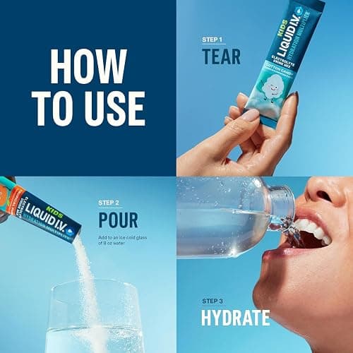 Liquid I.V.® Hydration Multiplier - Cotton Candy | Electrolyte Powder Drink Mix | 1 Pack (16 Servings) thumbnail 5