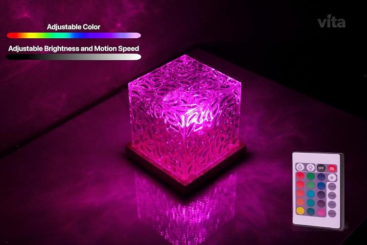 Ocean Wave Light Projector | Northern Lights Aurora & Water Ripple Lamp | Ocean Mood Light & Night Light with Remote, Multi-Mode Moving Waves & Aurora Effects for Bedroom, Living Room, and Party Decor thumbnail 3