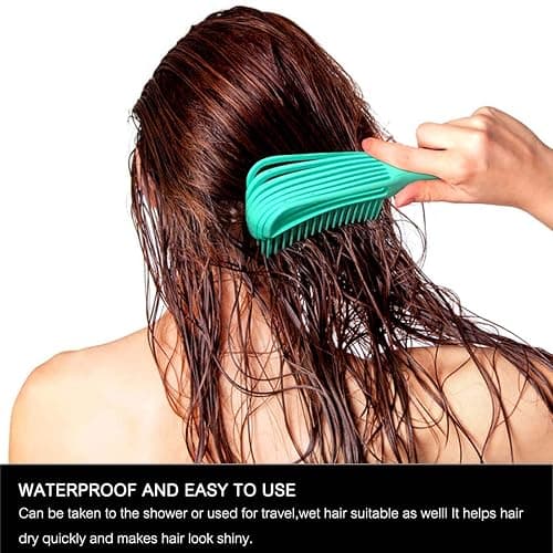 3 Pack Hair Detangler Brush for Afro America/African Textured 3a to 4c Kinky Wavy/Curly/Coily/Wet/Dry/Oil/Thick/Long Hair, Detangling Brush for Natural, Exfoliating Your Scalp for Beautiful thumbnail 6
