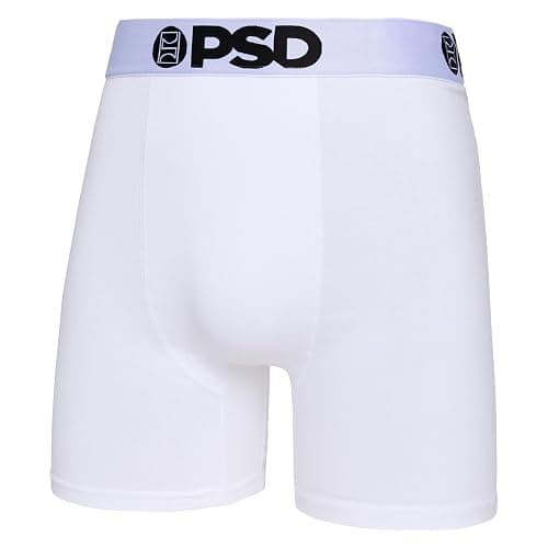 PSD Underwear Mens Boxer Briefs - Solid Basics, Mid Length Pack & Singles, Soft & Breathable Boxer Briefs for Men thumbnail 4