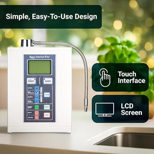 Aqua Ionizer Deluxe 7.0 | Water Ionizer | Alkaline Water Filtration System | Produces pH 4.5-11.0 | Up to -800mV ORP | 4000 Liters Per Filter | 7 Water Settings thumbnail 3