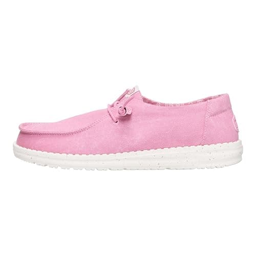 HEYDUDE Wendy Stretch Canvas Women’s Shoes, Women’s Slip-on Loafers, Comfortable & Light-Weight - Image 1