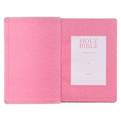 KJV Holy Bible, Giant Print Full-size Faux Leather Red Letter Edition - Thumb Index & Ribbon Marker, King James Version, Pink (KJV Full Size GP Editions) thumbnail 11