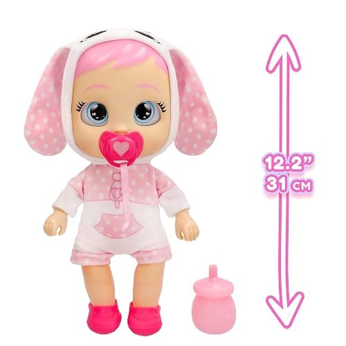 Cry Babies Coney Interactive Doll My First Steps With Sounds And LED Tears Walking Baby Doll Toy For Children Age 3 Years and Up thumbnail 3