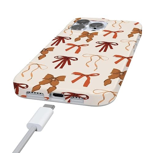 Casely iPhone 16 Pro Max Case | Fall Girlie | Pumpkin Spice Bows | Compatible with MagSafe | Classic Ultra Slim Design thumbnail 5