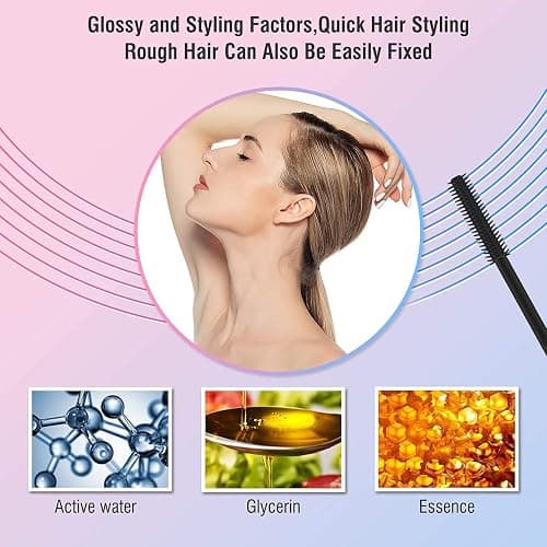 FUNAN Hair Finishing Stick 2 Pack for Small Broken Hair Cream, Broken Hair Finishing Stick, Hair Gel for Women Naturally Refreshing, Hair Wax Stick, Non-Greasy and Non-Sticky thumbnail 6