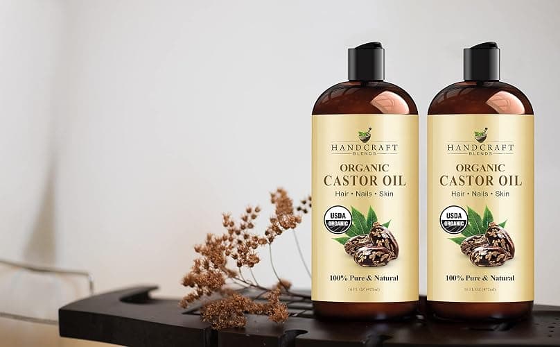 Handcraft Blends Organic Castor Oil - 16 Fl Oz - 100% Pure and Natural - Premium Grade Carrier Oil for Hair Growth, Eyelashes and Eyebrows - Hair and Body - Expeller-Pressed & Hexane-Free thumbnail 8