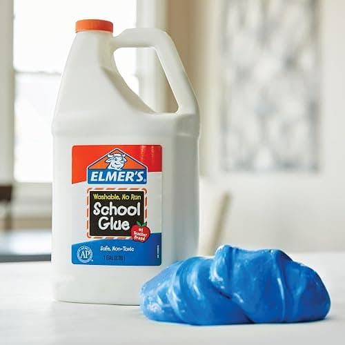 Elmer's White Liquid School Glue, 1 Gallon, Safe, Washable, 1 Count, - #1 Teacher Brand, Bulk Arts & Crafts, Projects, Classroom Supplies, Great for Making Slime thumbnail 2
