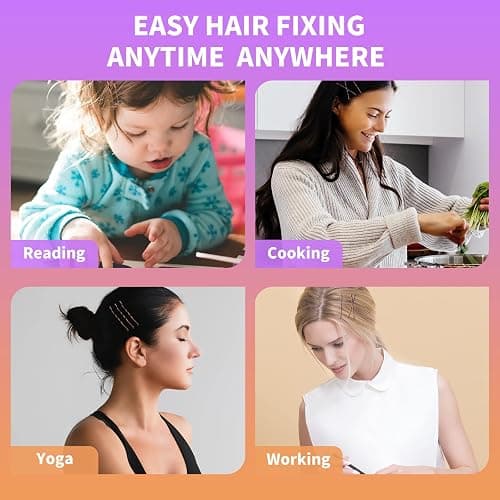 400Pcs Bobby Pins Brown, Cyluer Bobby Pin, 2 Inch Premium Bobby Pins Secure Hold & Pain Free For Women Girls and Kids, Invisible Wave Hair Pins Bulk With Storage Case, Suitable For Various Hairstyles thumbnail 5