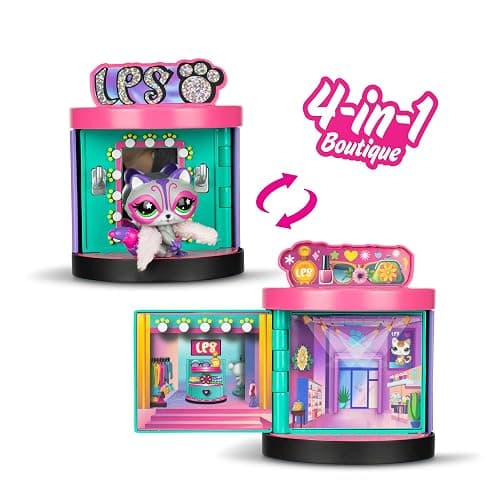 Littlest Pet Shop -Spin & Style Boutique - Series 4 - Gen 7 Authentic LPS Bobble Head Toy Figure, Collectible Toy Animal, Ages 4+ thumbnail 4