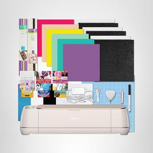 Cricut Maker 4 Machine with Vinyl and Iron-On Bundle - Beginner Friendly Craft Cutting Machine Set with Essential Materials, HTV and Adhesive Vinyl Variety Pack- DIY Decor Projects, Apparel and Decals thumbnail 8