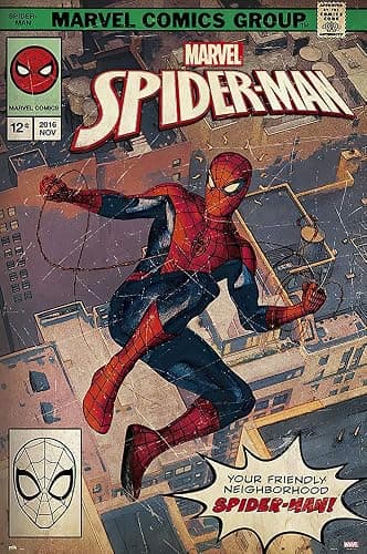 Spider Man Comic Book Cover Poster, Size 24x36 (Spider-Man) - Image 1