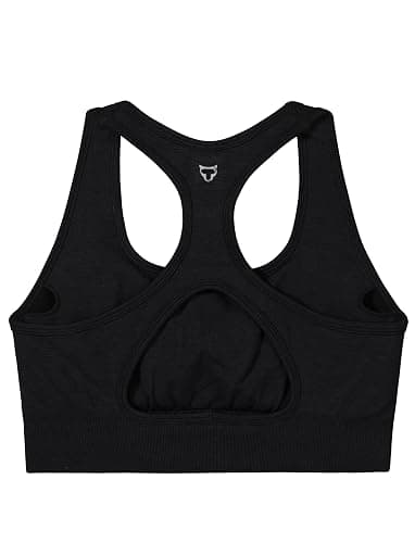 TomTiger Sports Bras for Women High Impact Racerback Removable Padded Seamless Yoga Workout Activewear Bra thumbnail 4