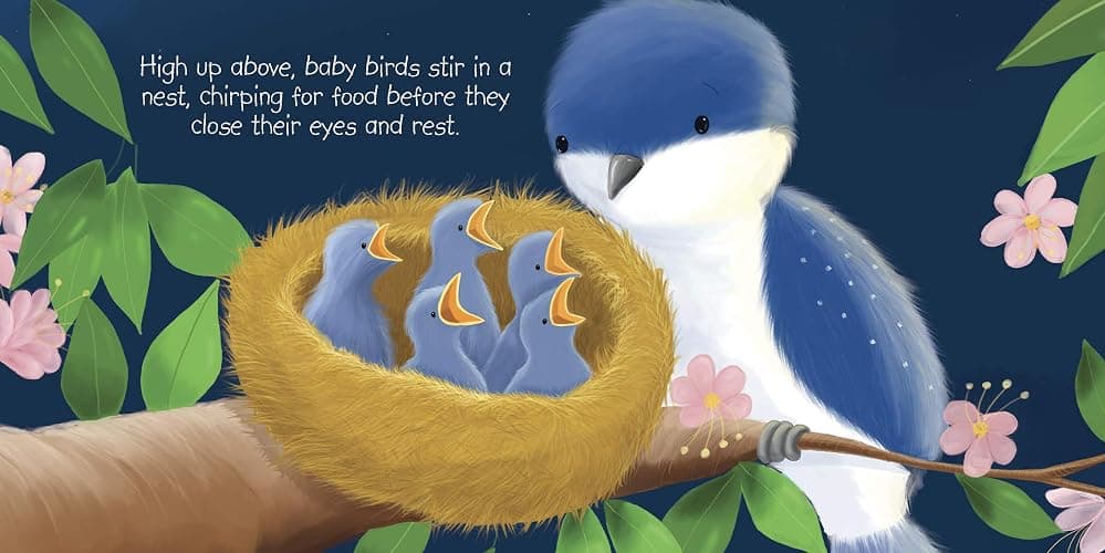 Night, Night to the Animals - Children's Padded Board Book - Bedtime Animals thumbnail 5
