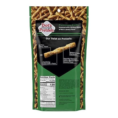 Dot's Homestyle Pretzels Dot's Pretzels Parmesan Garlic Seasoned Pretzel Twist, 16 OZ thumbnail 3