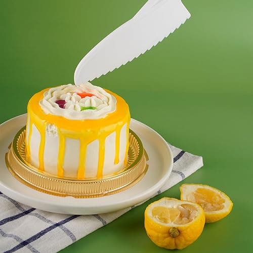 Kitchen Safety Knives for Kids, Children's Cooking Knives in 3 Sizes & Colors/Firm Grip, Serrated Edges for Vegetables, Fruits, Salad, Cake thumbnail 2