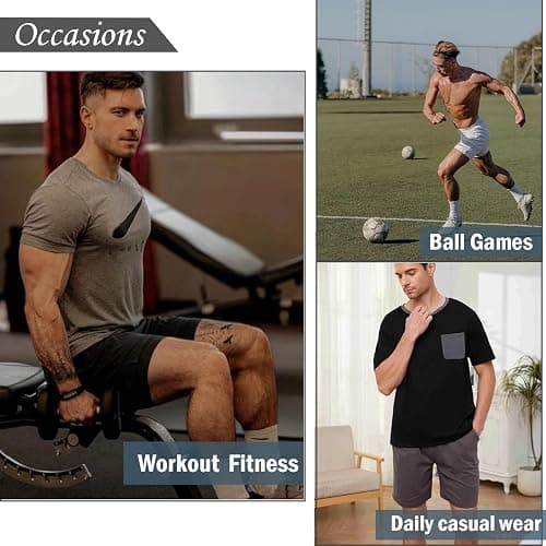 Waghaw Mens Mesh Shorts 6Inch/9Inch Inseam Mens Athletic Shorts Breathable Fabric for Gym and Workouts thumbnail 2