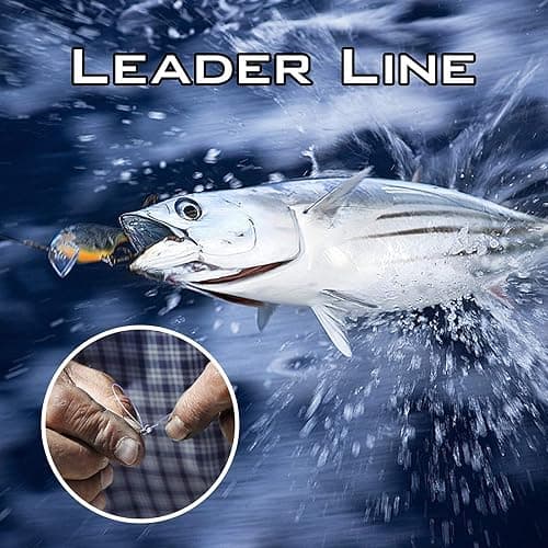 KastKing DuraBlend Monofilament Leader Line - Premium Saltwater Mono Leader Materials - Big Game Spool Size 120Yds/110M thumbnail 4