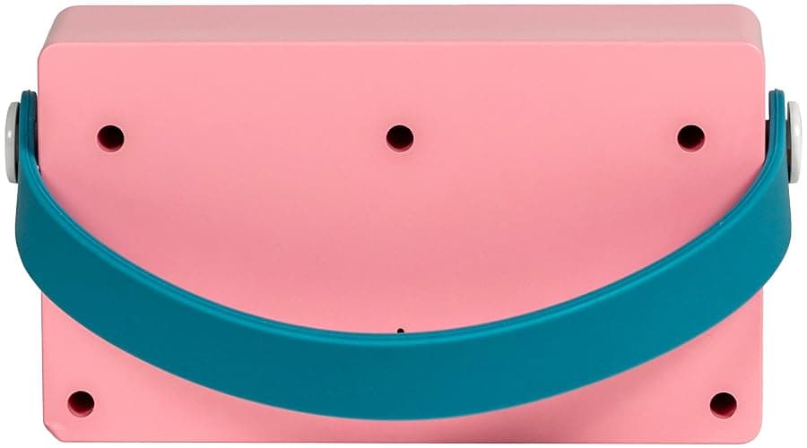 Crosley CR3050A-FG Mini Boombox Portable Bluetooth Speaker, Flamingo | Bluetooth In, 5 Color-Changing Light Modes, LED Lights Sync with Music, Rechargeable Lithium-Ion Battery thumbnail 10