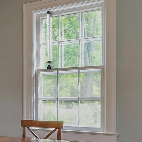 Aglaiprty 2 Pcs Sliding Glass Door Security Bar,Adjustable Security Bar (Updated Model(16.5-51 inch)), White, Sec-2 thumbnail 2